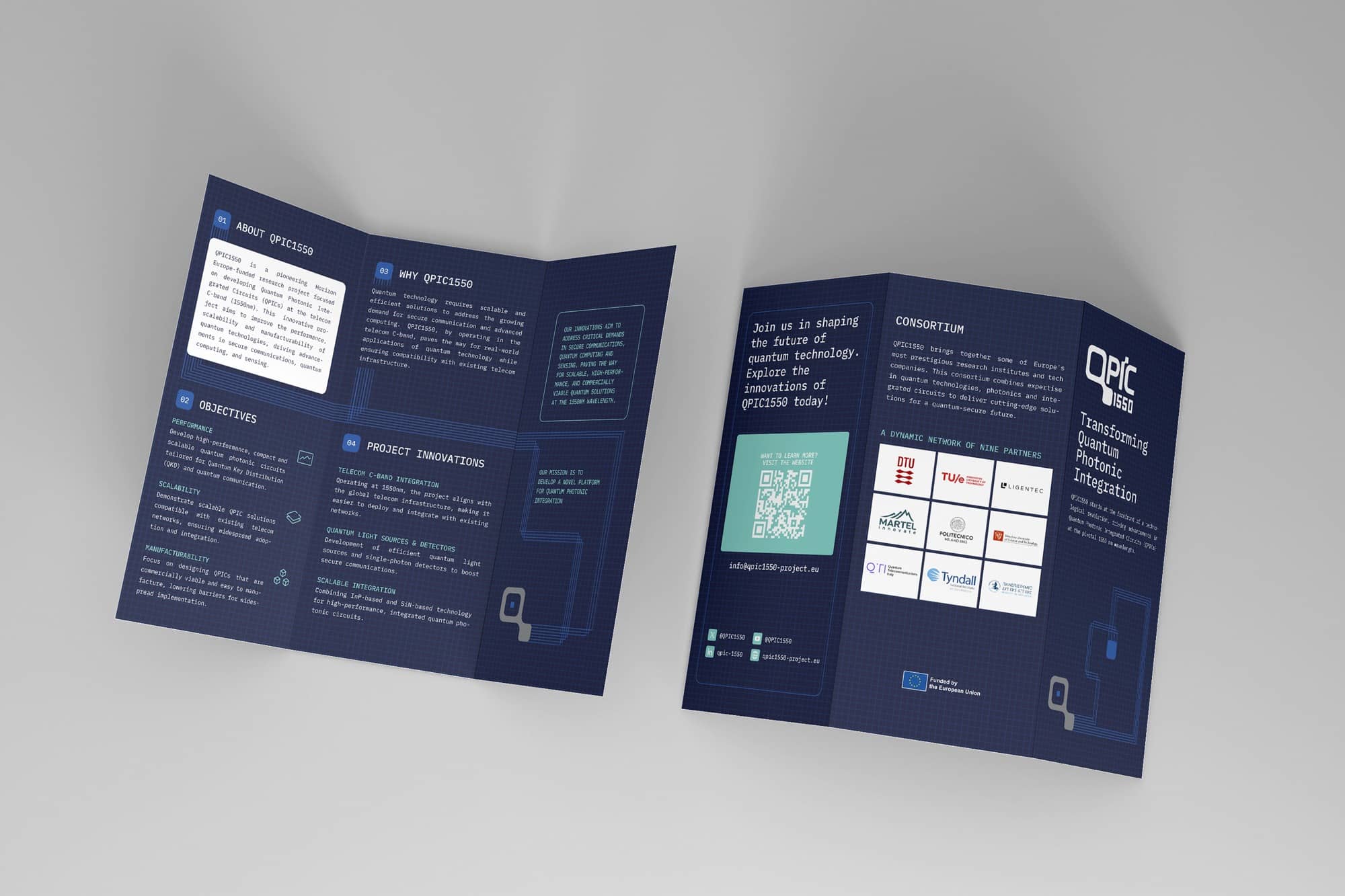 QPIC1550 leaflet mockup