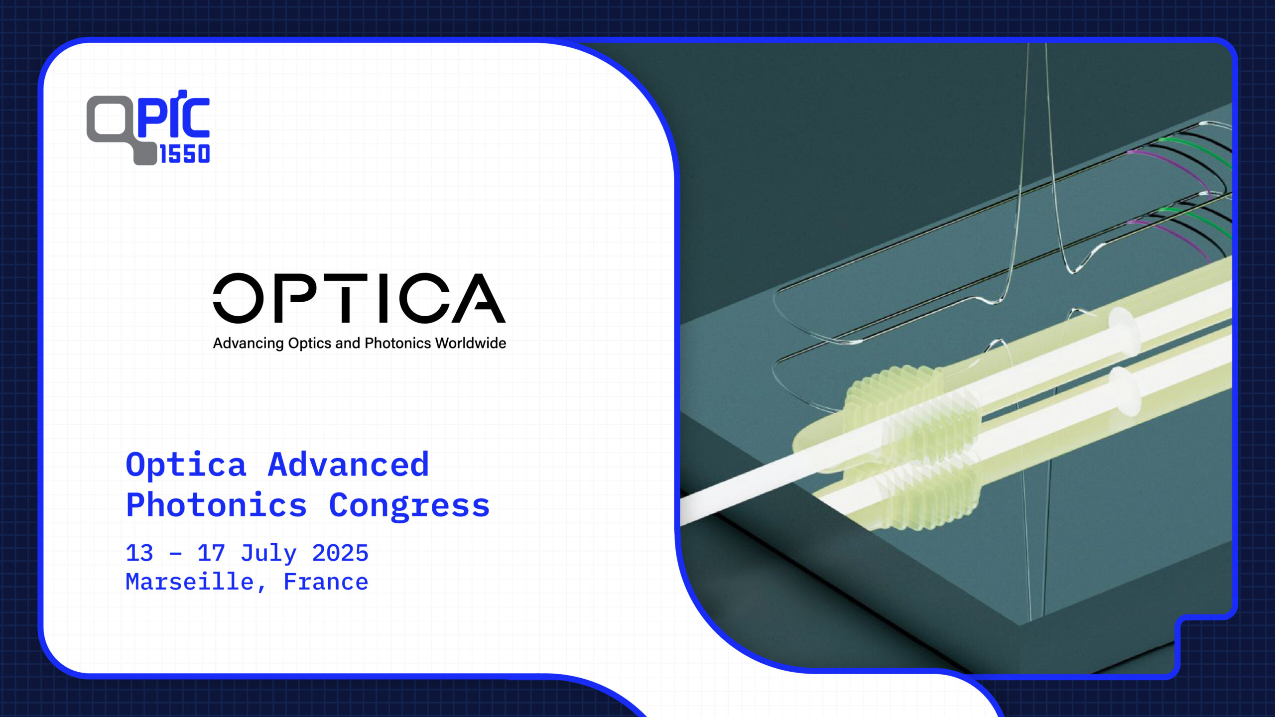 QPIC1550 highlights the Optica Advanced Photonics Congress 2025