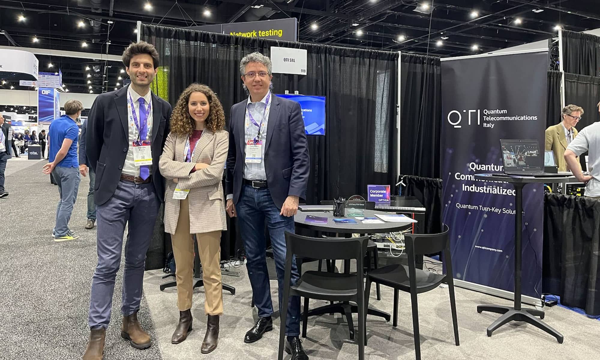 QTI team at OFC 2024